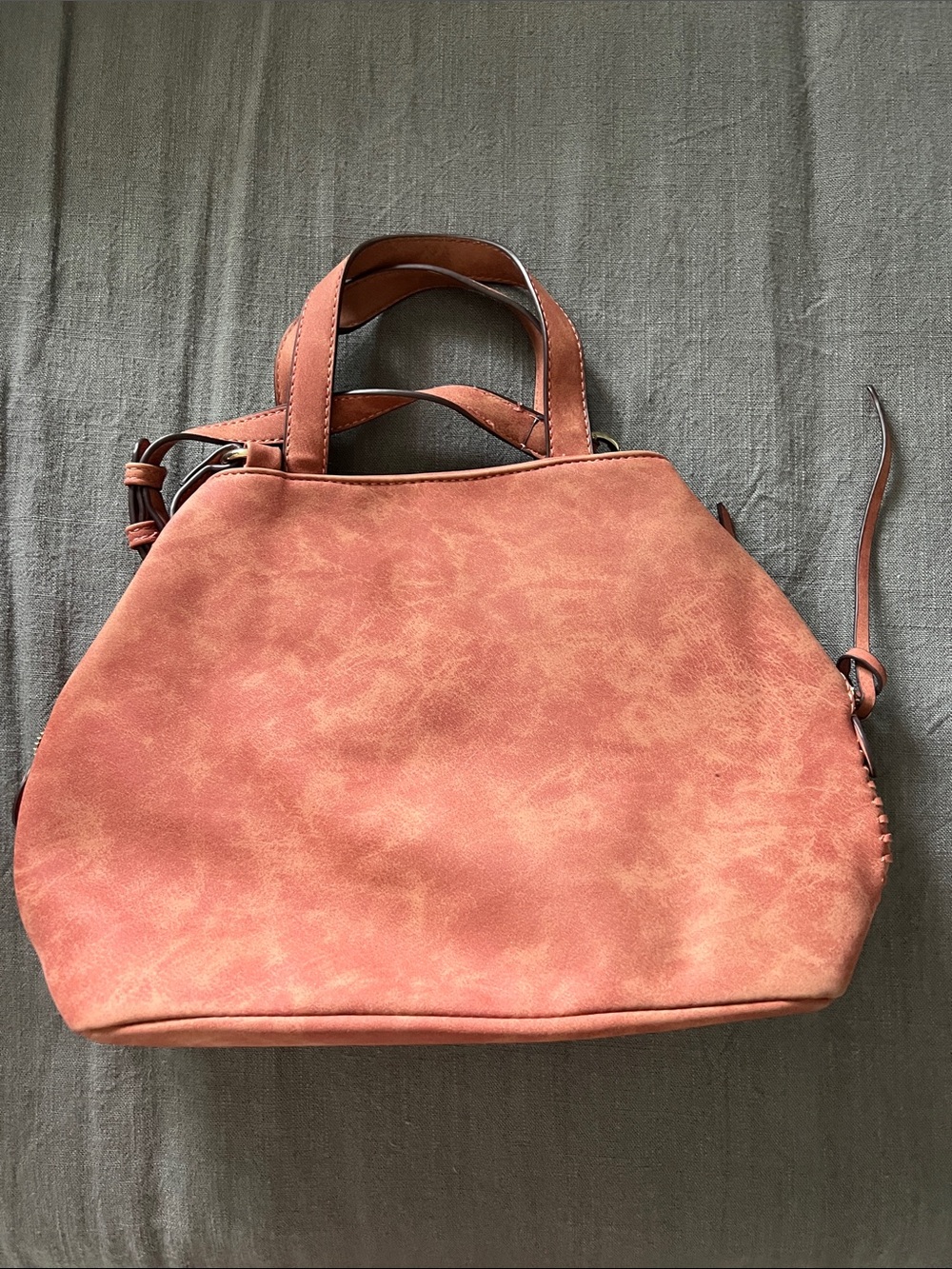 Free People Coral Shoulder Tote
